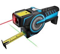 ACEGMET by MiLESEEY Ruban à mesurer numérique 3 en 1, télémètre laser avec ruban à fermeture automatique Lecture numérique instantanée, ligne laser étendue, mesure incrémentale Ruban à mesurer laser