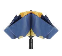 ACEIken Parapluie de voyage pliable à fermeture inversée et coupe-vent - Compact et portable pour un transport facile avec ouverture et fermeture automatique - pour homme et femme, Tournesol., 116 cm