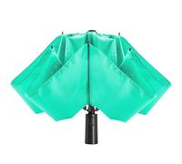 ACEIken Parapluie de voyage pliable à fermeture inversée et coupe-vent - Compact et portable pour un transport facile avec ouverture et fermeture automatique - pour homme et femme, Bleu d'eau, 116CM /