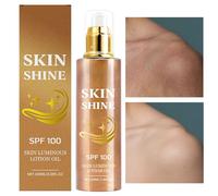 Aceirropy Huile Corporelle Scintillante | Spray à Paillettes 100ml pour Corps et Visage | Brumes Hydratantes Types de Peau Hommes Femmes Plage Été Photoshoot