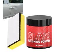Aceirropy Poudre De Polissage Pour Verre,Poudre de Polissage pour Film Huileux pour Vitres 85ml - Nettoyant Réparateur Anti-Rayures Nettoyage Profond pour Fenêtres Pare-brise Rétroviseur