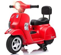 Acekool Vespa Scooter Électrique Enfant 6V Licence Officielle 3-6 Ans | Vespa PX150 sous licence officielle, moteur 6V, 4 roues stables, démarrage progressif, musique intégrée, 30 kg de charge.