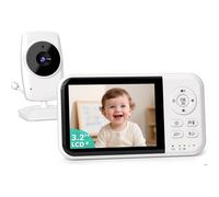 ACELIFE Bébé Moniteur 3.2"" LCD Couleur Babyphone Vidéo Ecoute Bébé Video Camera Surveillance 2.4 GHz Bidirectionnelle Vidéo