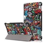 Acelive Slim Fit PU Cuir Étui Housse Coque avec Support Ultra-Mince et Léger et la Fonction Sommeil/Réveil Automatique pour Huawei Mediapad M5 Lite 10 10.1 Pouces