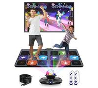 Acelufly Acelfly Tapis de Danse interactif Flanelle avec caméra de télévision, Tapis de Danse antidérapant pour Enfants Adultes Filles garçons, idéal pour Les Anniversaires