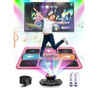Acelufly Girls Tapis de Danse, Musique sans Fil TV Tapis de Danse avec caméra HD, fête de Famille/Anniversaire/Noël / 4 5 6 7 8 9 10 Cadeau de Nouvel an pour Les Enfants de Plus de 11 Ans