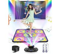 Acelufly Tapis de danse antidérapant avec caméra pour TV, manette sans fil, jeu amusant pour enfants et adultes, cadeaux pour filles et garçons