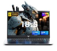 ACEMAGIC Ordinateur Portable 18.5 Pouces in-TEL Twin Lake N150 16 Go Ram DDR4 2666MHz-4800MHz 512 Go SSD Batterie 8000 mAh,60.8Wh,BT5.0,3*USB 3.2 Type C, Laptop 18 inch