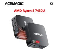 ACEMAGIC K1 MINI PC AMD Ryzen 5 7430U 16GB RAM 512GB SSD Windows 11 Pro MINI ordinateur Wifi6 BT5.2 4K Triple affichage R5 7430U 32GB 512GB