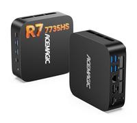 ACEMAGIC M1 Mini PC, AMD Ryzen 7 7735HS (8C/16T, jusqu'à 4,75GHz), 24Go LPDDR5 512Go NVMe SSD Mini Ordinateur de Bureau,Windows 11 Pro/4K Triple Display/WiFi 6/BT 5.2/VESA Supporté