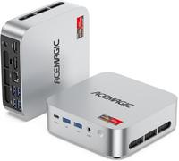 ACEMAGIC Matrix Mini PC M1, AMD Ryzen 7 6800H (8C/16T, jusqu'à 4,7 GHz), Mini Ordinateur avec 32 Go LP DDR5 1 to M.2 SSD, Triple écran 4K/WiFi 6/BT 5.2/Win11 Pro avec VESA pour Jeux et Bureau