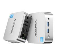 ACEMAGIC N150 Vista Mini PC V1, Twin Lake N150 (Beat N100, jusqu'à 3,6 GHz), 16 Go DDR4 RAM 512 SSD, Windows 11 Pro Desktop 4K Dual Display/HDMI/WiFi/BT/LAN pour la Maison/Le Bureau