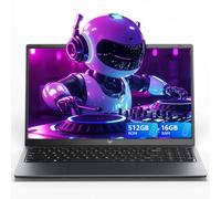 ACEMAGIC Ordinateur Portable 15.6 Pouces avec Processeur N97 (6M Cache, Jusqu'à 3,60 GHz) PC Portable 16 Go RAM DDR4 512 Go SSD,1080 FHD,BT5.0, 3*USB 3,2, Type C, HDMI,Pliage à 180°