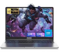 ACEMAGIC Ordinateur Portable 16 Pouces FHD 16 Go DDR4 512 Go SSD,in-tel Quad-Core N95(Jusqu'à 3,40 GHz) Boitier Metal, PC Portable