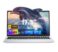 ACEMAGIC Ordinateur Portable 17,3 Pouces PC Portable 16 Go Ram DDR4 512 Go SSD 4 cœurs ln-tel Alder Lake N-97,Capacité de 6000Mah,3*USB3.2,BT5.0,HDMI,Laptop