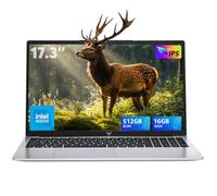 ACEMAGIC Ordinateur Portable 2025 17,3", 16 Go DDR4 512 Go SSD,