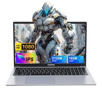 ACEMAGIC Ordinateur Portable,Boîtier Métallique PC Portable,15,6 Pouces FHD 16Go DDR4 512Go SSD,in-tel Quad-Core N97(Jusqu'à 3,60 GHz) Bat N5095,Wi-FI,BT5.0,USB 3,2,Type C,HDMI(Gris,15,6 Pouces N97)
