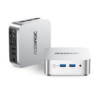 ACEMAGIC Mini PC, Intel Twin Lake N150 (Turbo 3,6 GHz), 16 Go de RAM DDR4 1 To PCIe M.2 SSD, Vista V1 UHD 4K HDMI DP, double WiFi/Bt, Gigabit Ethernet Vesa, Micro PC pour maison/bureau