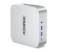 ACEMAGIC W1 Mini PC AMD Ryzen 7 H 255 (8C/16T, Jusqu'à 4,9 GHz), 16 Go LPDDR5 512Go SSD Mini Ordinateur de Bureau W-11 Pro, AMD Radeon 780M, 8K HD/WiFi 6E/BT 5.2, Tour PC pour Créateur de Contenu