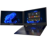 ACEMAGIC X1 Ordinateur Portable Double écran, 360° Flip PC Portable Processeur Intel Core i7-1255U (12 Mo de Cache, jusqu'à 4,70 GHz) 15W 10Cœurs 12Threads, 16 Go DDR4 1 to SSD, Empreinte Digitale