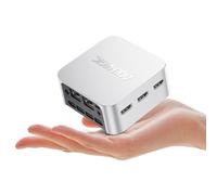ACEMAGICIAN Mini PC Win11 Pro, 8Go LPDDR5 256Go SSD, Ιntel Alder Lake-Ν95 (jusqu'à 3,4 GHz) Micro Ordinateur Bureau,2xLAN|Trois HDMI|4K HD|Dual WiFi