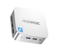 ACEMAGICIAN V1 Mini PC 12ème génération I-ntel Alder Lake N97 Mini PC (jusqu'à 3,60 GHz), 8 Go DDR4 256 Go M.2 SSD Micro PC avec Windows 11 Pro | RJ45 | 4K HDMI+DP | WiFi 5
