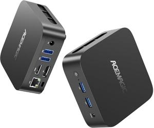ACEMAGICIAN V1 Mini PC, Intel Twin Lake Ν150 (jusqu'à 3.60GHz), Mini Ordinateur de Bureau 16Go DDR4 1To M.2 SSD, Mini Computer pour W11 Pro | RJ45 | WiFi 5 | 4K HDMI+DP la Maison/Bureau/école