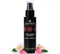 ACEMELIA | Huile Corporelle de Camélia BIO Body Oil Premium 100 ml | Massage Professionnel Relaxant | Utilisée dans les Spas, Thermes et Centres d’Esthétique de Prestige | Végan et Fabriquée en Europe