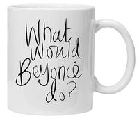 Acen blancs de 311,8 gram Mug - 'que serait Beyonce Do ? - Fantaisie Magic Morphing Mug Valentin/Pâques/été/d'anniversaire/de Noël/cadeau d'anniversaire