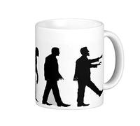 Acen "Evolution de Zombies Tasse en céramique, Blanc, 11 oz