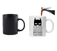 Acen "Je ne suis Pas dire Je suis Batman en céramique Magic Morphing Mug, Blanc, 311,8 Gram