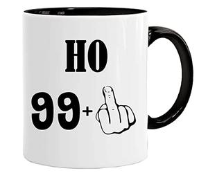 Acen Merchandise 100 ans cadeau Ho 99 +1 - Tasse + Mug Idée cadeau originale d'anniversaire/Tasse avec Frase et motif divertissant