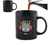 Acen Merchandise Cadeau Original pour Amateurs de Café | iAm - Mug Noir Humoristique Geek | Tasse Cadeau Noël Bureau | Convient pour Lave-Vaisselle et Micro-Ondes - Tasse 11 oz