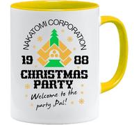 Acen Merchandise Die Hard Mug Nakatomi Noël | Tasse Geek Céramique 325 ml | Cadeau Humour Cinéma | Tasse Café Thé Drôle | Idée Présent Pop Culture
