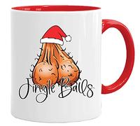 Acen Merchandise Jingle Balls Tasse à café de Noël avec inscription « Belle et amusante »
