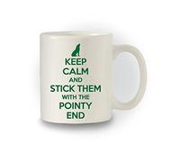 Acen Merchandise Keep Calm and Stick avec l'End'pointue Mug Motif Game Of Thrones