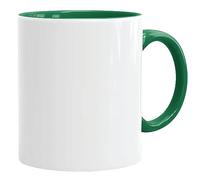 Acen Merchandise Lot de 252 tasses à sublimation sans impression en céramique de qualité supérieure - Gobelets à sublimation avec encre - Vert