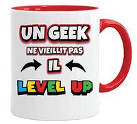 Acen Merchandise Mug Bonne Humeur ta Gueule - Cadeau Collègue Retraite - Cadeau Original, Humour Femme - Tasse Couple Saint Valentin - Gadget Geek Homme, Anniversaire Soeur Ou Meilleure Amie TEST006