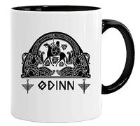 Acen Merchandise Odin Norse God Viking Tasse à café pour petit déjeuner/cadeau d'anniversaire pour papa/oncle/maman