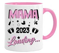 Acen Merchandise Tasse avec inscription « Mama loading 2023 » - Cadeaux pour futures mamans/tante/papa/oncle | Tasse à café - Idée cadeau | Tasse