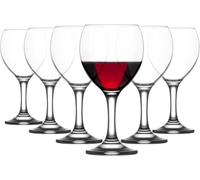 Acense Lot de 6 verres à vin rouge élégants de 260 ml, parfaits pour les | Ensemble de 6 élégants verres à vin rouge de 260 ml de la marque Acense, conçus pour apporter une touche raffinée aux