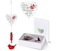 AceOrbit Cadeau commémoratif cardinal, attrape-soleil, cadeau de condoléances pour la perte d'un être cher, idée cadeau de deuil pour la perte de maman, papa, cadeau pour deuil funéraire, prismes