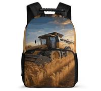 ACEPrints Sac à dos pour ordinateur portable 16 pouces, résistant à l'eau, idéal pour les voyages et les récoltes agricoles.