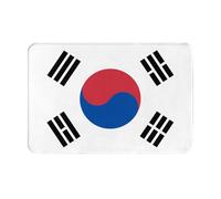 ACEPrints Tapis de Bienvenue uubnkaa Drapeau de la République de Corée - 40 x 60 cm - Tapis Absorbant pour Porte de Salle de Bain et de Cuisine