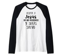 Acepta a Jesús en tu Corazon Mensaje Cristianos Dios Espagnol Manche Raglan