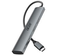 acer 10Gbps Hub USB C,Hub USB C 3.2 gen 2 avec 4 Ports, Adaptateur Multiport USB C Splitter Type C Hub,Compatible avec MacBook Air/Pro, iPhone 16/16 Pro, iPad Pro/Air, Surface Pro, Chromebook