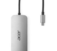 Acer 7in1 Type C Dongle Avec fil USB 3.2 Gen 1 (3.1 Gen 1) Type-C Argent