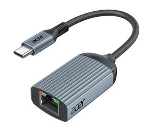 acer Adaptateur USB C vers Ethernet, Adaptateur Réseau 1Gbps Ethernet LAN RJ45 vers Type C Thunderbolt 3/4 Compatible pour iPhone 15/16 Series, iPad Pro/Air, MacBook, Galaxy, Steam Deck, Switch, etc.