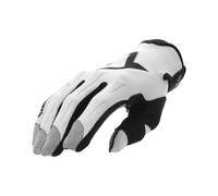 Acerbis MX X-P 2.0 Logo Gants de motocross, Blanc/Noir, Taille 2XL