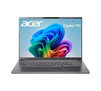Acer Aspire 16 AI Copilot+ PC | Écran 16" WUXGA 120 Hz 100% sRGB | Snapdragon X | NPU : 45 Tops - GPU : jusqu'à 1,7 TFLOP | 16 Go LPDDR5X | SSD PCIe Gen 4 512 Go | Wi-FI 7 | A16-16-16 1M-X0L Largeur